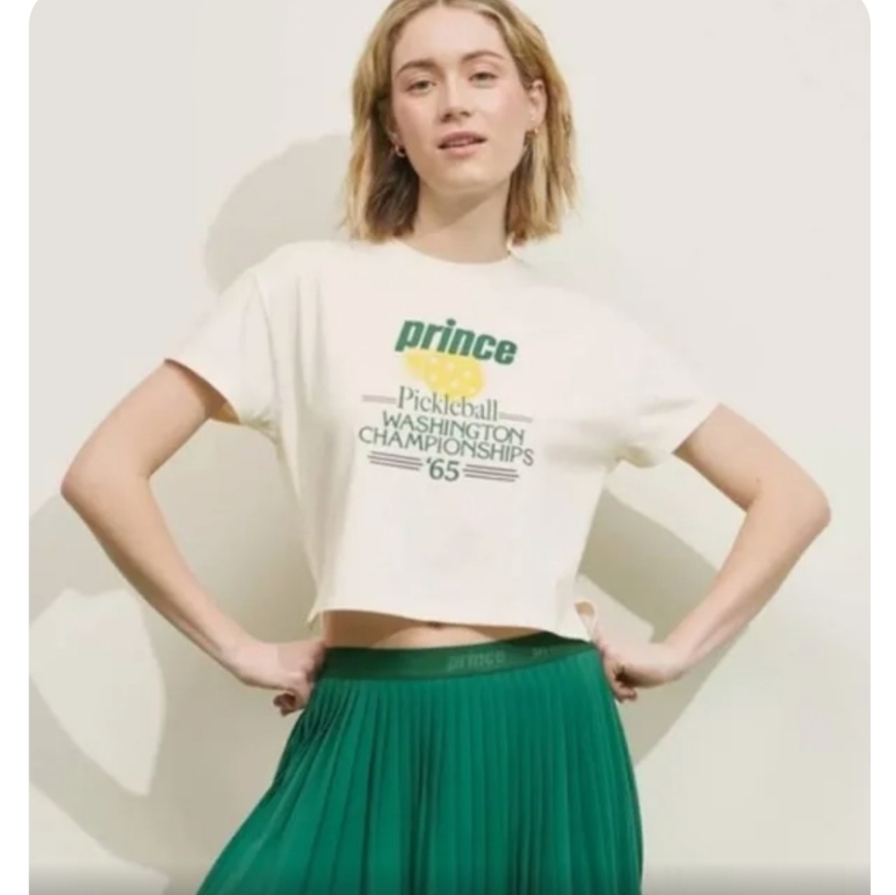 Women's Prince Pickleball Championship Cropped Tee